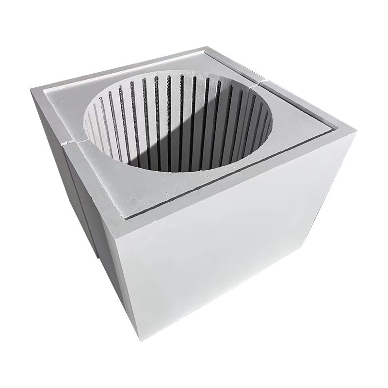 Bloc de module chauffant en fibre céramique pour four à résistance électrique